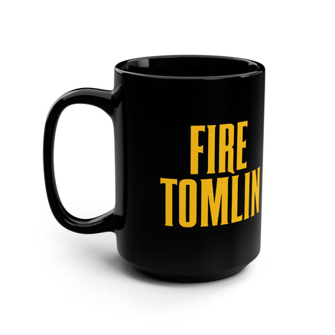 Fire Tomlin Black Coffee Mug 15 oz