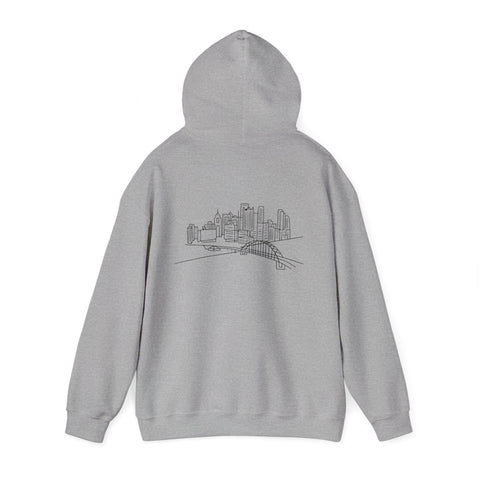 Pittsburgh Skyline Unisex Heavy Blend™ Hooded Sweatshirt
