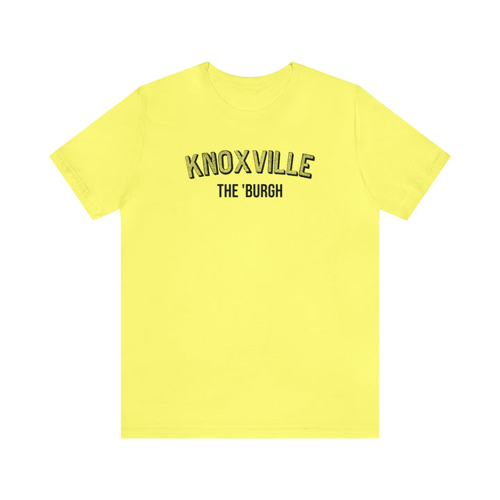 Knoxville  - The Burgh Neighborhood Series - Unisex Jersey Short Sleeve Tee T-Shirt Printify Yellow S 