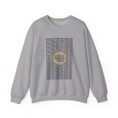 412 Steel City Crewneck Sweatshirt | Pittsburgh