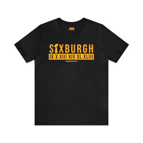 Sixburgh - Six Rings - Short Sleeve Tee T-Shirt Printify Black S 