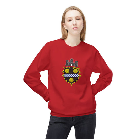 City of Pittsburgh Coat of Arms Sweatshirt - Midweight Softstyle Fleece Crewneck