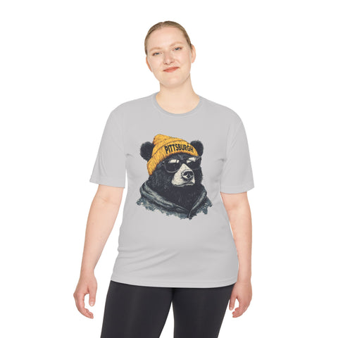 Pittsburgh Bear - Sport-Tek Unisex Moisture Wicking Tee