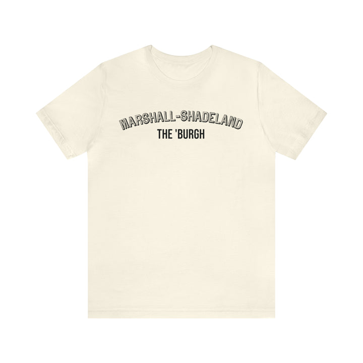 Marshall-Shadeland - The Burgh Neighborhood Series - Unisex Jersey Short Sleeve Tee T-Shirt Printify Natural S 
