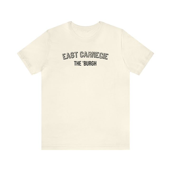 East Carnegie  - The Burgh Neighborhood Series - Unisex Jersey Short Sleeve Tee T-Shirt Printify Natural S 