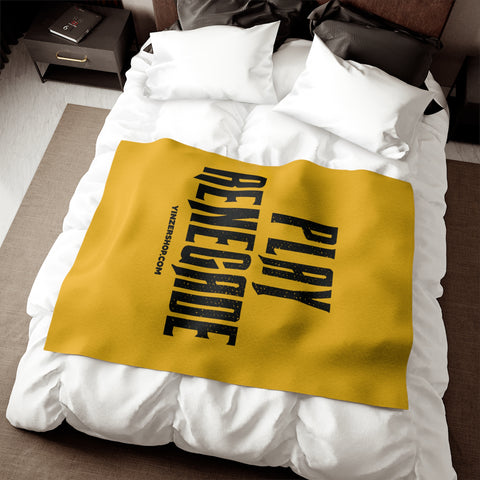 Pittsburgh Play Renegade Distressed Font Sweatshirt Blanket Home Decor Printify 80" × 60"  