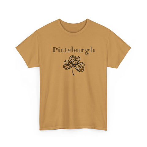 Pittsburgh Irish Clover - Unisex Heavy Cotton Tee