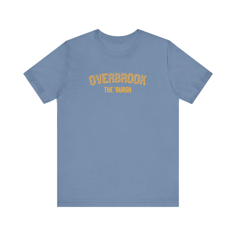 Overbrook - The Burgh Neighborhood Series - Unisex Jersey Short Sleeve Tee T-Shirt Printify Steel Blue XS 