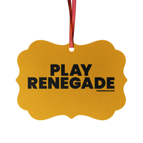 Pittsburgh Play Renegade Aluminum Ornaments (1pc, 5pcs, 10pcs, 20pcs) Home Decor Printify Medallion 1 pc One Size