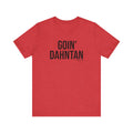 Pittsburgh GOIN' DAHNTAHN T-Shirt - SHORT SLEEVE TEE T-Shirt Printify Heather Red S 