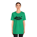 Pittsburgh Splash Skyline T-Shirt  - Unisex bella+canvas 3001 T-Shirt Printify   