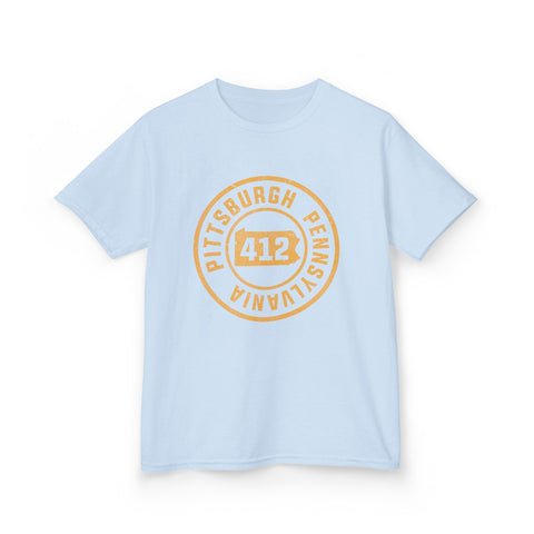 412 Pittsburgh Stamp - Kids Graphic T-Shirt