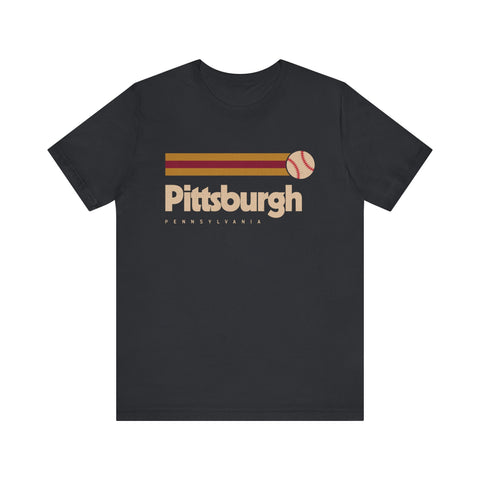 Vintage Pittsburgh Baseball - Unisex Jersey Short Sleeve Tee