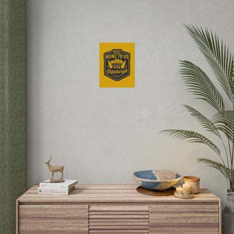 Rolled Art Poster – Pittsburgh Vintage Football Stadium Print with Giclée Color