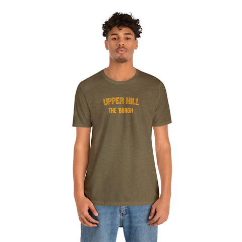 Upper Hill - The Burgh Neighborhood Series - Unisex Jersey Short Sleeve Tee T-Shirt Printify   
