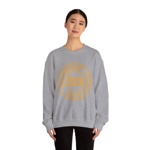 412 Pittsburgh Stamp - Heavy Blend™ Crewneck Sweatshirt