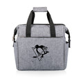 Pittsburgh Penguins - On The Go Lunch Bag Cooler  Picnic Time Family of Brands Heathered Gray First  