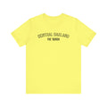 Central Oakland  - The Burgh Neighborhood Series - Unisex Jersey Short Sleeve Tee T-Shirt Printify Yellow S 