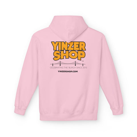 YinzerShop Serving Since 2015 - Print on back - Gildan SF500 Unisex Midweight Softstyle Fleece Hoodie