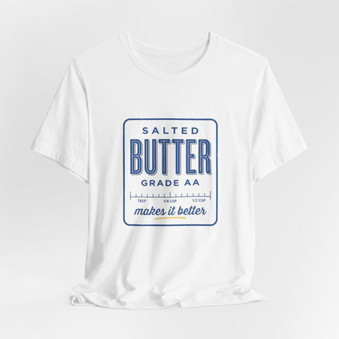 Salted Butter Label Tee | Vintage Food Graphics, Retro Diner Typography