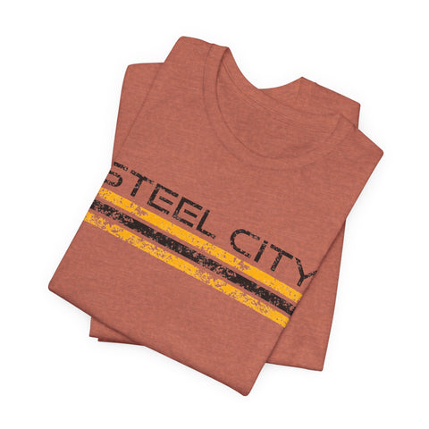 Vintage Steel City - Unisex Jersey Short Sleeve Tee