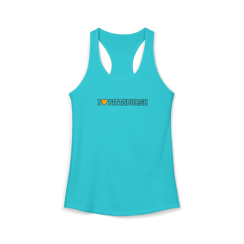 I Love Pittsburgh Women's Ideal Racerback Women's Tank