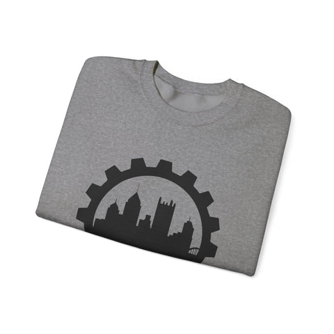 Steel City Gear Skyline - Heavy Blend™ Crewneck Sweatshirt