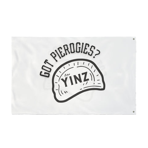 Yinz Got Pierogis? - Double Sided Flag