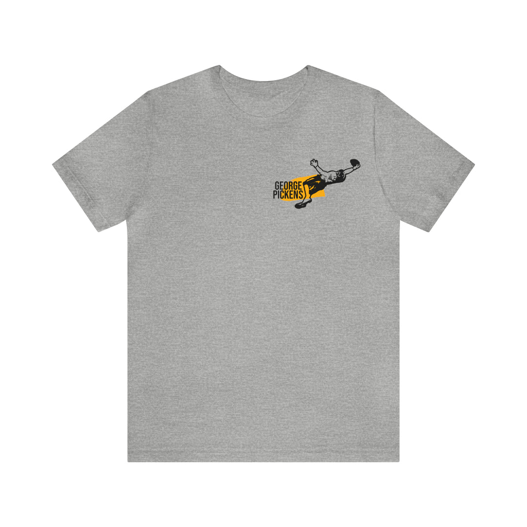George Pickens Headliner Series T-Shirt - GRAPHIC ON BACK -  Short Sleeve Tee T-Shirt Printify Athletic Heather M 