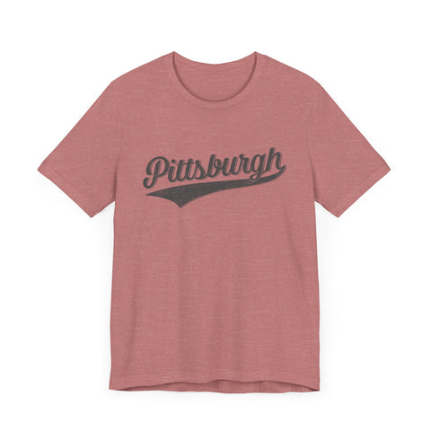Pittsburgh Varsity Retro - Bella+Canvas 3001 T-Shirt