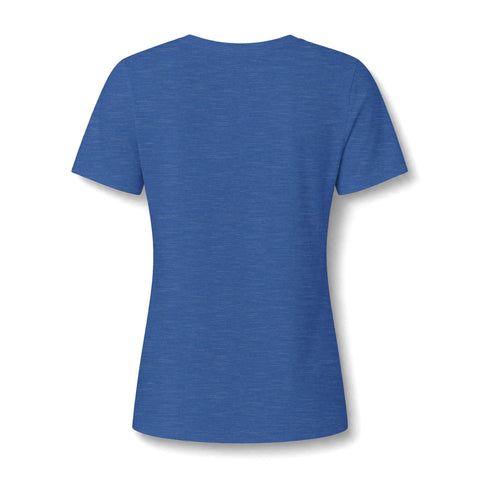 412 Bold Vertical Number Women's V-neck Tshirt  — Minimalist Monochrome Graphic T-Shirt