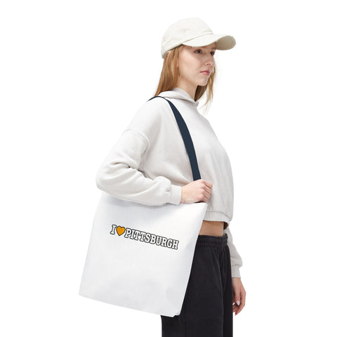 Pittsburgh Love Tote Bag — I  Pittsburgh Canvas Tote