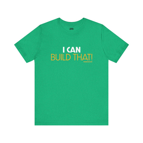 Yinzer Dad - I Can Build That! - T-shirt T-Shirt Printify Heather Kelly S 