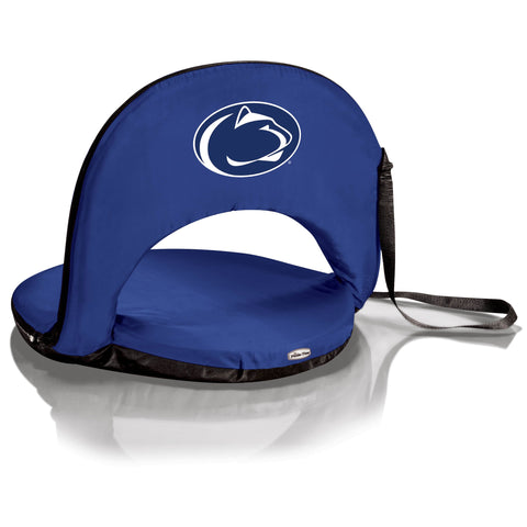 Penn State Nittany Lions Portable Reclining Seat - Adjustable Backrest Stadium Chair