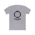 Pittsburgh Civic Arena "The Igloo"  Cotton Crew Tee T-Shirt Printify Heather Grey S 