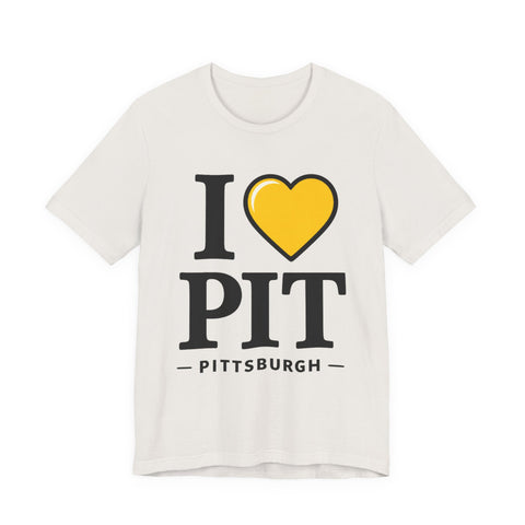 I Heart PIT - Unisex Jersey Short Sleeve Tee
