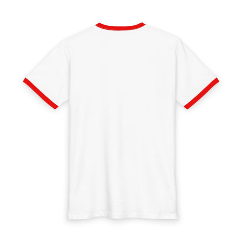 USA Dibs on the Moon Men's Staple Ringer Tee