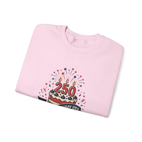 250th Birthday USA Sweatshirt | 1776-2026 Patriotic 4th of July