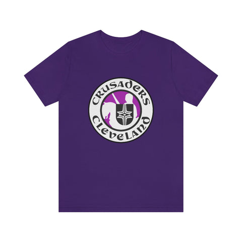 Cleveland Crusaders T-Shirt (Premium Lightweight)  Vintage Ice Hockey Team Purple S 