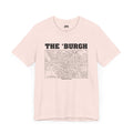 The 'Burgh Retro Map   - Short Sleeve Tee T-Shirt Printify Soft Pink S 