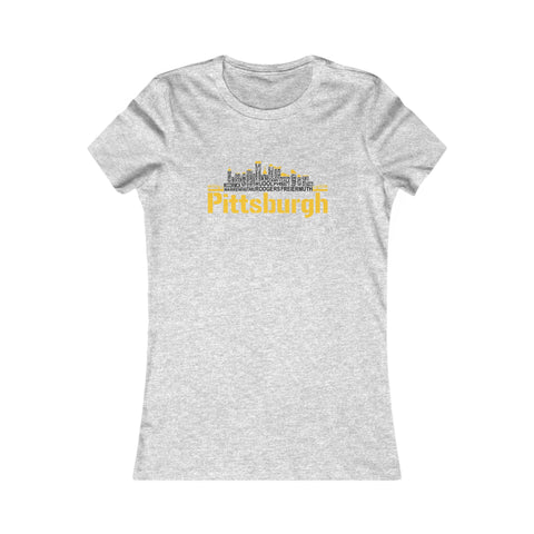 Pittsburgh Football Team Names - Women's Favorite Tee