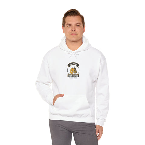 They Served Dog Tags Hoodie | Veterans Day, Military Tribute