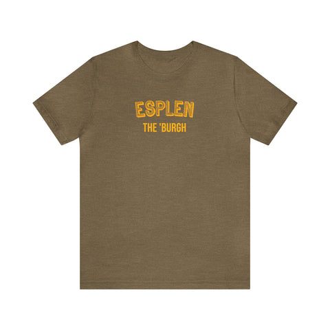 Esplen  - The Burgh Neighborhood Series - Unisex Jersey Short Sleeve Tee T-Shirt Printify Heather Olive S 