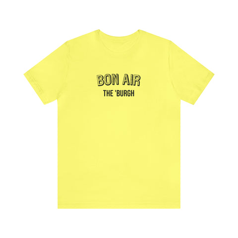 Bon Air  - The Burgh Neighborhood Series - Unisex Jersey Short Sleeve Tee T-Shirt Printify Yellow S 