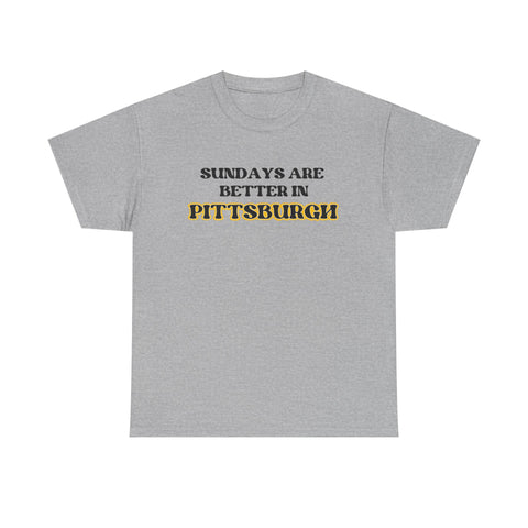 Pittsburgh Sundays - Unisex Heavy Cotton Tee