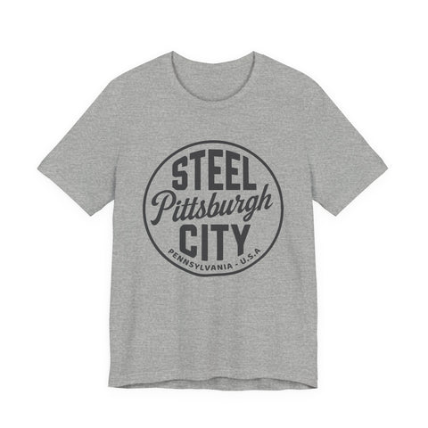 Pittsburgh - Steel City - Unisex Jersey Short Sleeve Tee