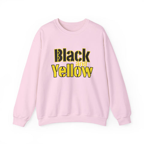 Pittsburgh Black and Yellow - Heavy Blend™ Crewneck Sweatshirt