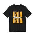 Iron Sharpens Iron - Proverbs 27:17 - Short sleeve T-shirt T-Shirt Printify Black XS 