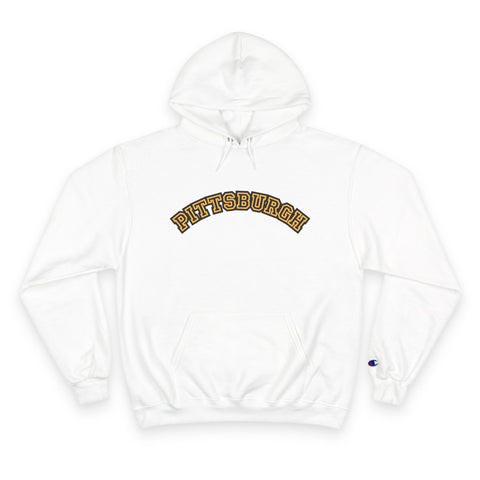 Pittsburgh Block Letters Champion Hoodie