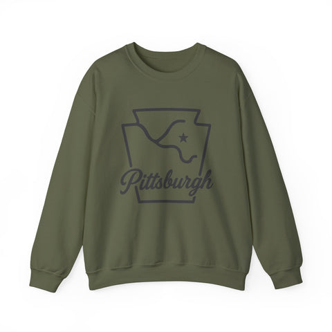 Pittsburgh Keystone Rivers - Heavy Blend™ Crewneck Sweatshirt